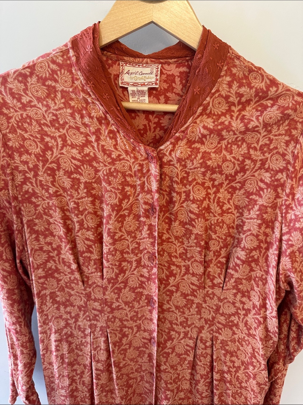Vintage 1990s April Cornell Fall/Autumn Dress
